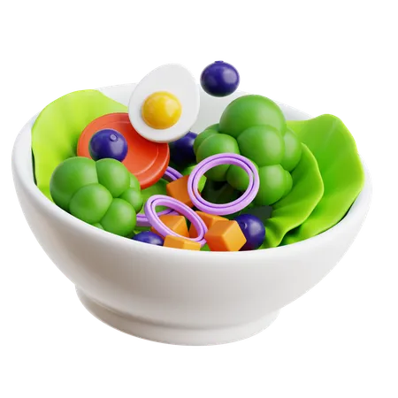 Salad  3D Icon