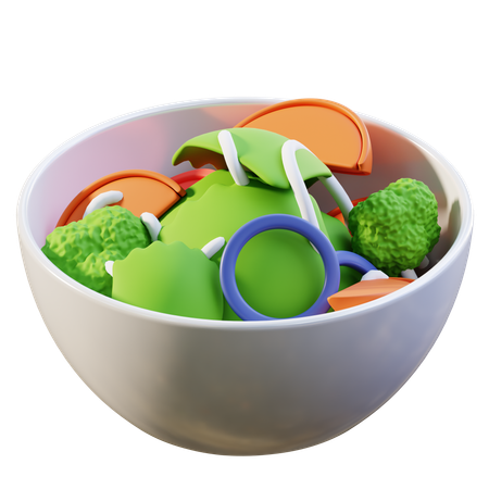 Salad  3D Icon