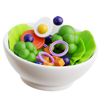 Salad  3D Icon