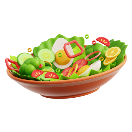 Salad  3D Icon