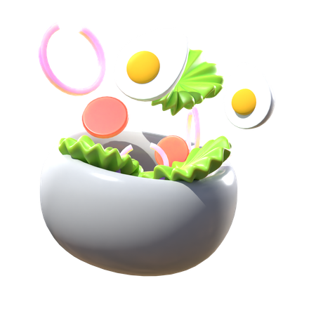 Salad  3D Icon