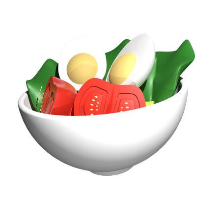 Salad Bowl  3D Icon