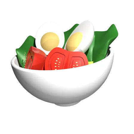 Salad Bowl  3D Icon