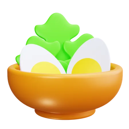 Salad Bowl  3D Icon