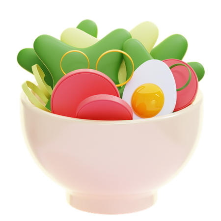 Salad Bowl  3D Icon