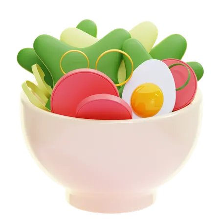 Salad Bowl  3D Icon