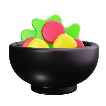 Salad Bowl  3D Icon