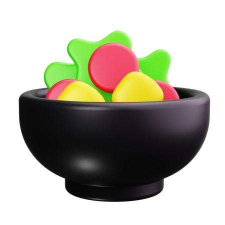 Salad Bowl  3D Icon