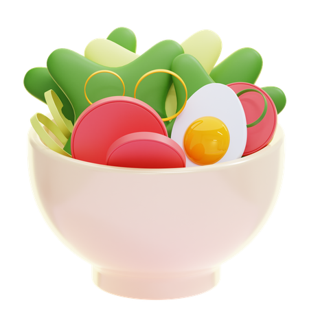 Salad Bowl  3D Icon