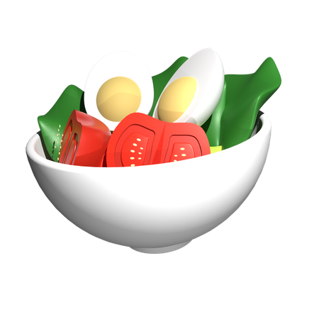 Salad Bowl  3D Icon