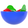 graphics of salad bowl