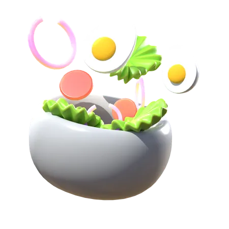 Salada  3D Icon