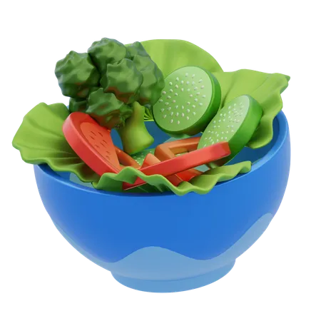 Salada de vegetais  3D Icon