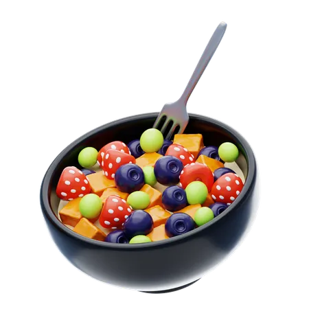 Saladeira de frutas  3D Icon