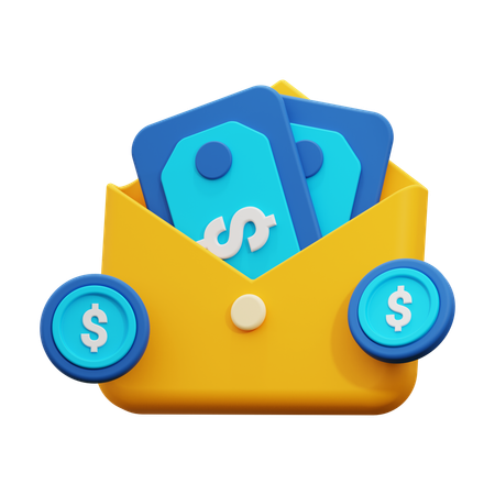Salaire  3D Icon