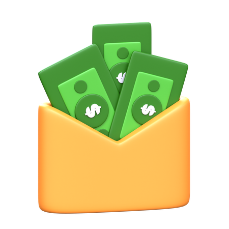 Salaire  3D Icon