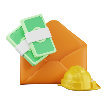 Salaire de travail  3D Icon