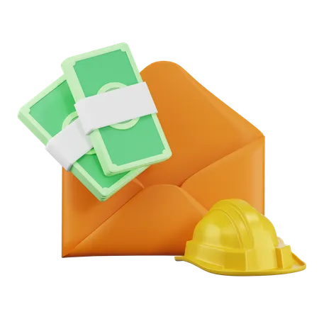 Salaire de travail  3D Icon