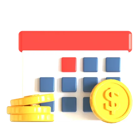 Salaire de l'employé  3D Icon