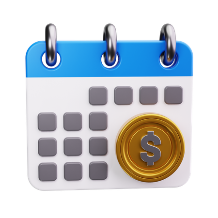 Jour de salaire  3D Icon