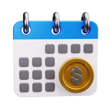 Jour de salaire  3D Icon