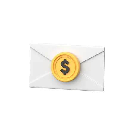 Courrier de salaire  3D Icon