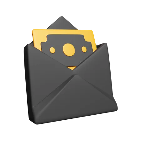 Courrier de salaire  3D Icon