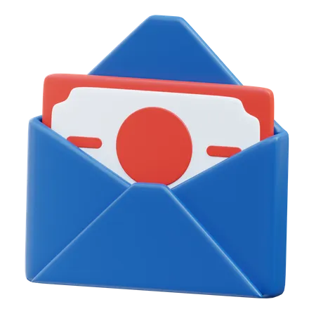 Courrier de salaire  3D Icon