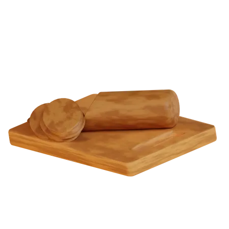 Carne de salame  3D Icon