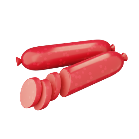 Salami  3D Icon