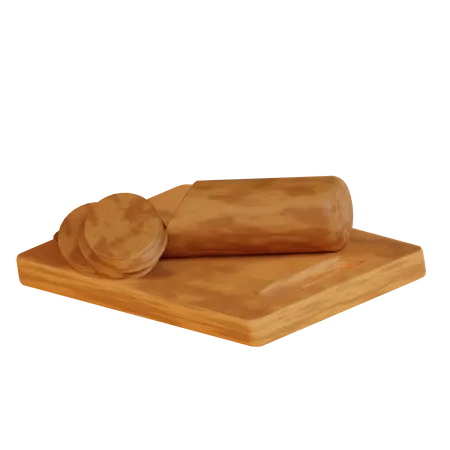 Salami Meat  3D Icon