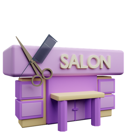 Salão  3D Icon