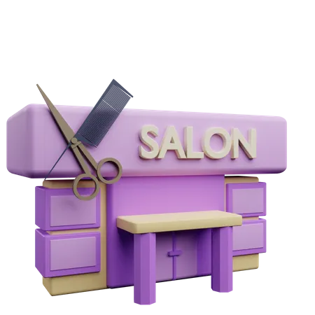 Salão  3D Icon