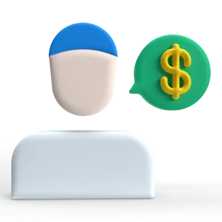 Salarios  3D Icon