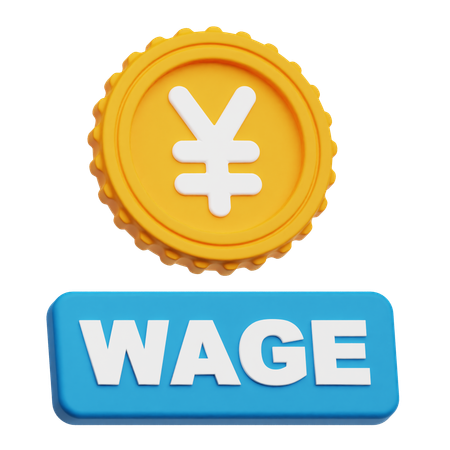 Un salario  3D Icon