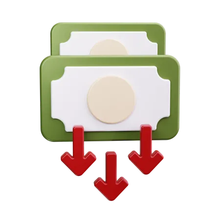 給料  3D Icon