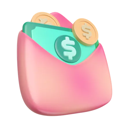This Is Salary 3 D Render Illustration Icon High Resolution Png File Isolated On Transparent Background Available 3 D Model File Format BLEND OBJ FBX 3D Icon
