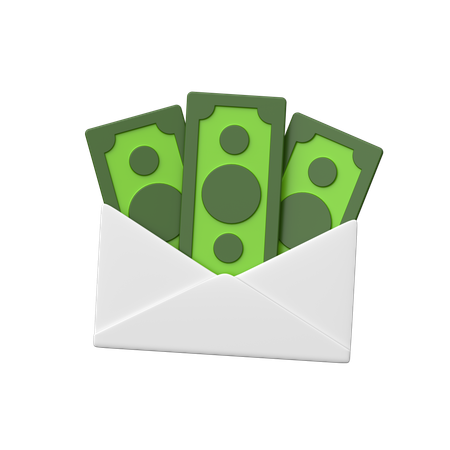 Salary Mail  3D Icon