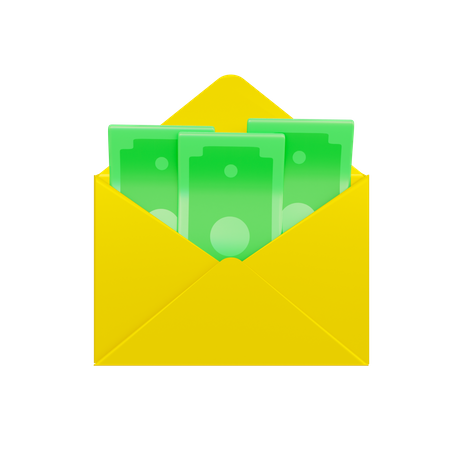 Salary Mail  3D Icon