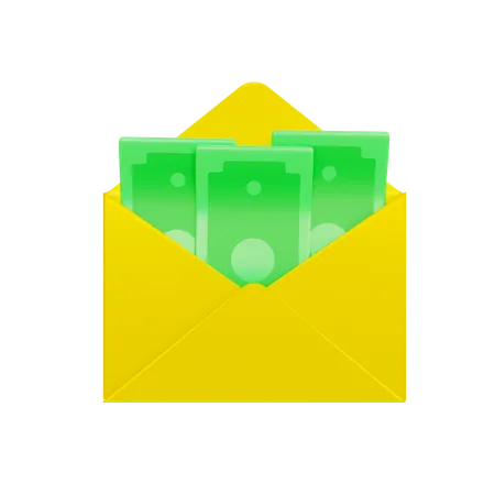 Salary Mail  3D Icon