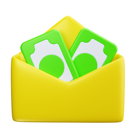 Salary Mail  3D Icon