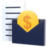 salary email 3d logo