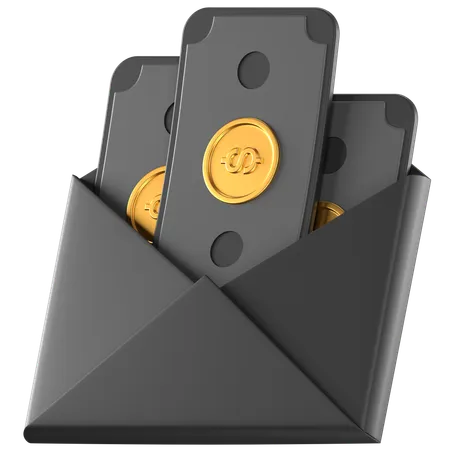 Salary Mail 3D Icon