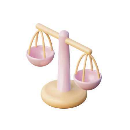 Balance  3D Illustration