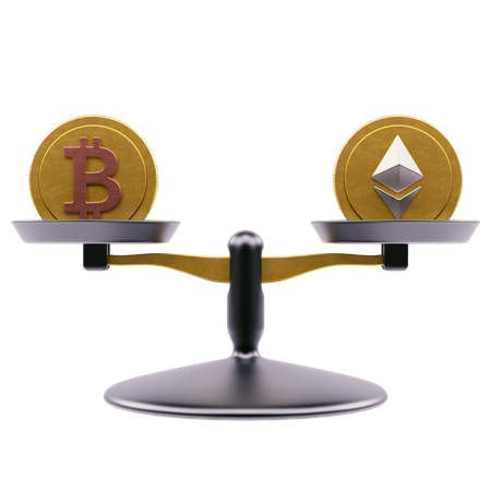 Saldo de criptomonedas  3D Icon