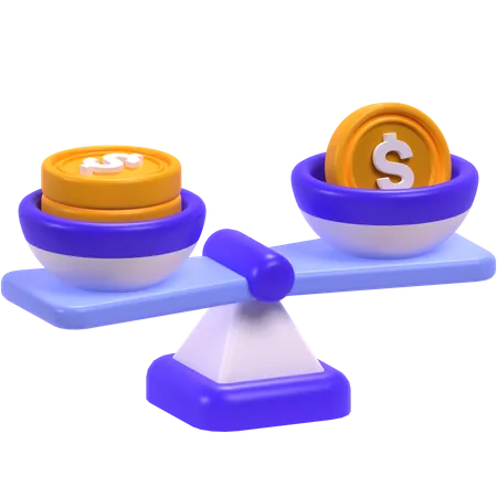 Saldo de dinero  3D Icon