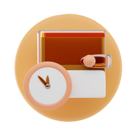Histórico de saldo  3D Icon