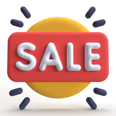 Sale  3D Icon