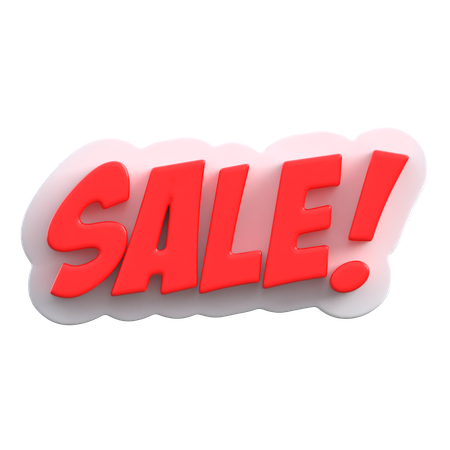 Sale  3D Icon