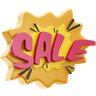 sales 3d logo